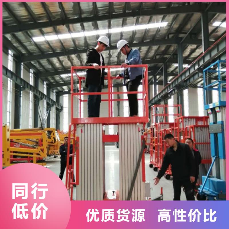 铝合金升降机导轨式液压货梯实拍展现