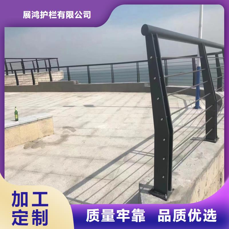 椭圆管喷塑桥梁栏杆展鸿护栏量身定制