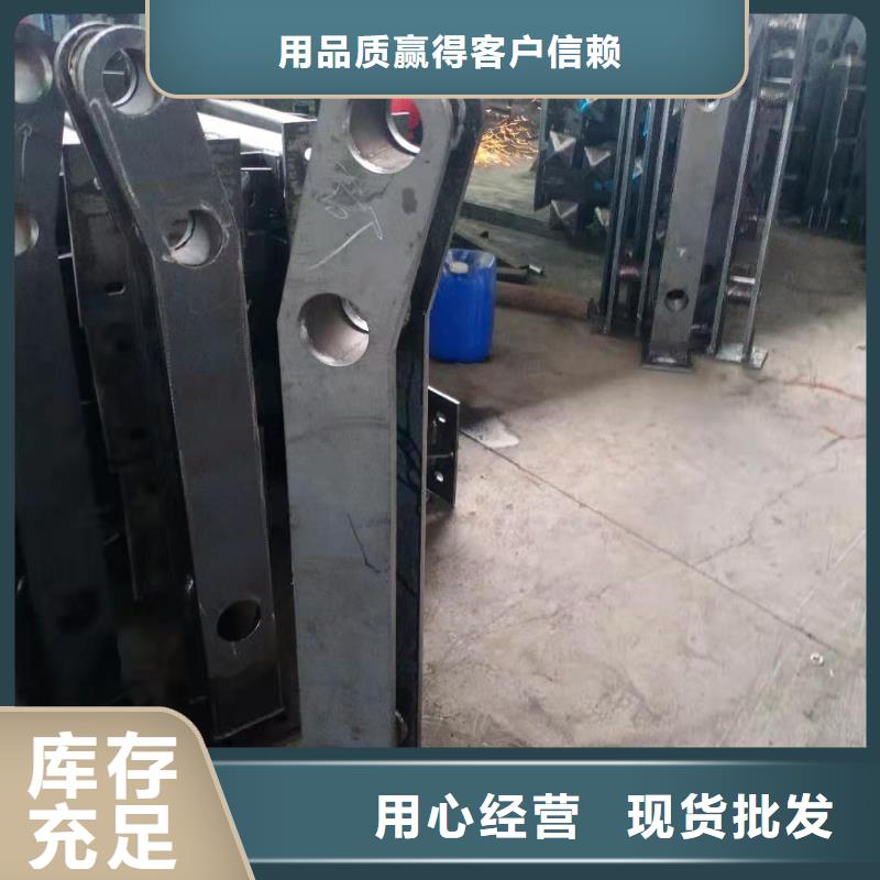 铸造石仿石护栏立柱不锈钢复合管栏杆品种全