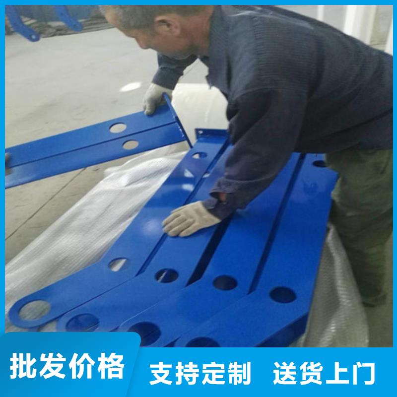 不锈钢复合管灯光防撞护栏工程施工案例