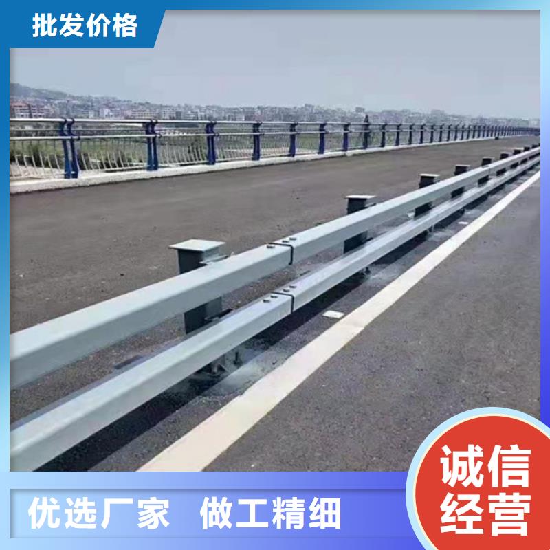 不锈钢桥梁防撞护栏河道景观灯光护栏-【不锈钢碳素复合管】一件也发货同城品牌