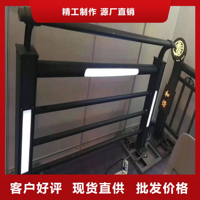 不锈钢桥梁防撞护栏河道景观灯光护栏不锈钢复合管保障产品质量