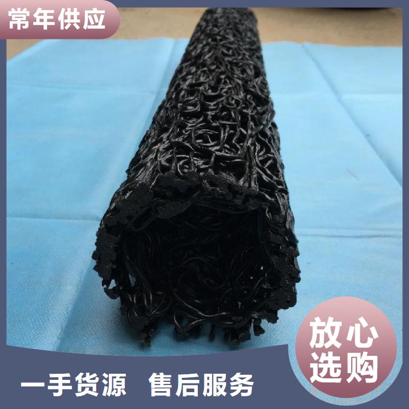 【塑料盲沟】三维复合排水网规格齐全恒丰土工格室