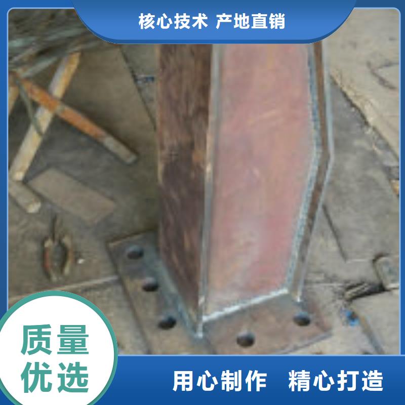 桥梁景观护栏立柱,市政道路防护栏安装简单