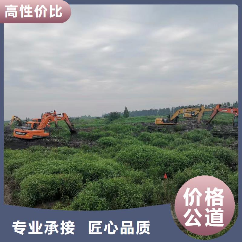 现货充足的水上挖机出租厂家