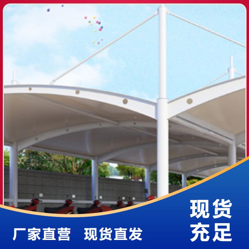 自行车停车棚不锈钢灯杆灯箱专业设计