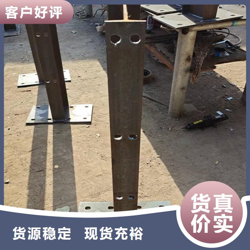 桥梁防撞护栏钢板立柱产地货源