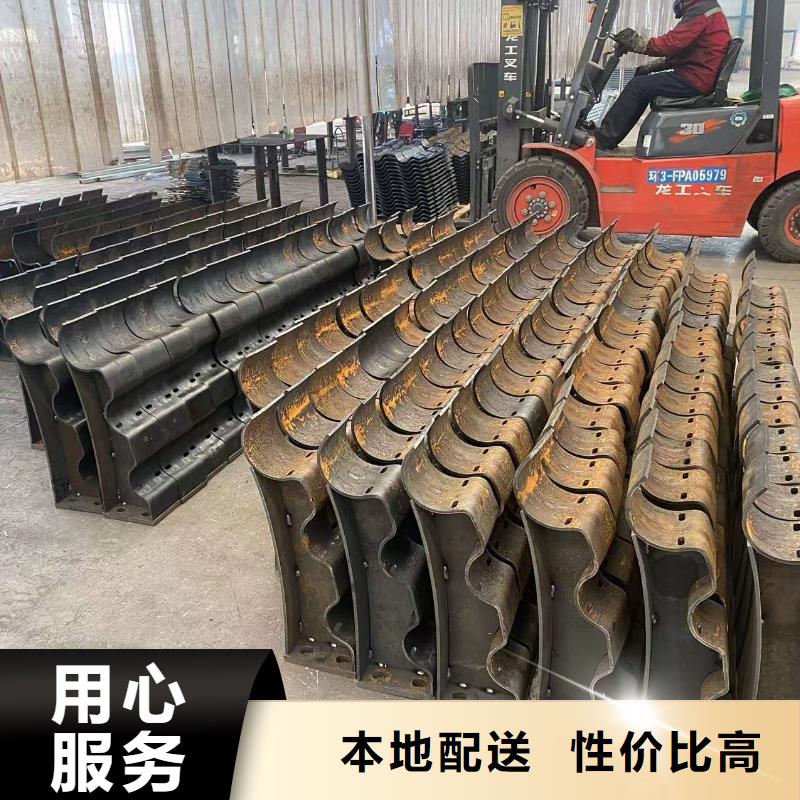 防撞护栏不锈钢复合管层层质检