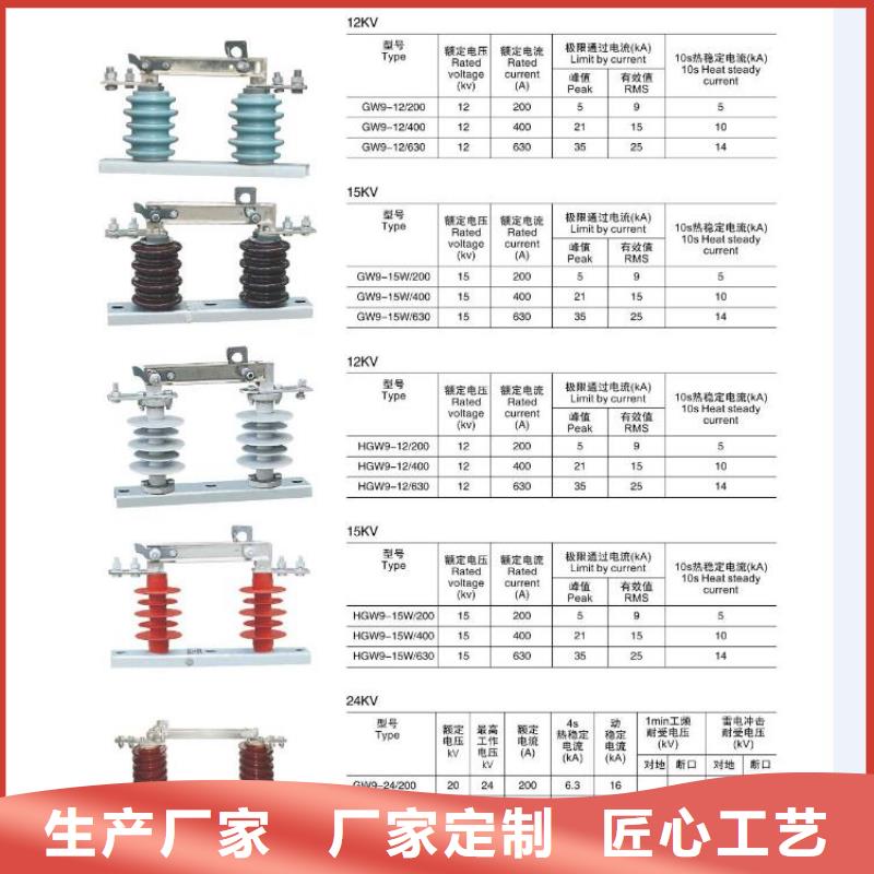 高压隔离开关三相组合式避雷器精工细致打造