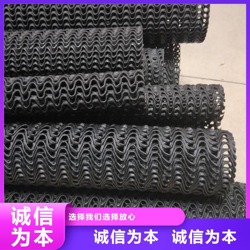 【硬式透水管土工格栅实体诚信经营】