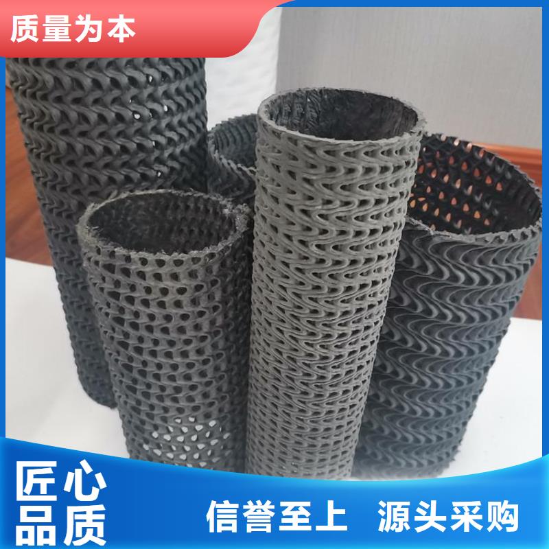 硬式透水管土工格栅真材实料加工定制