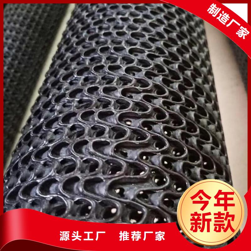 硬式透水管双向塑料土工格栅超产品在细节