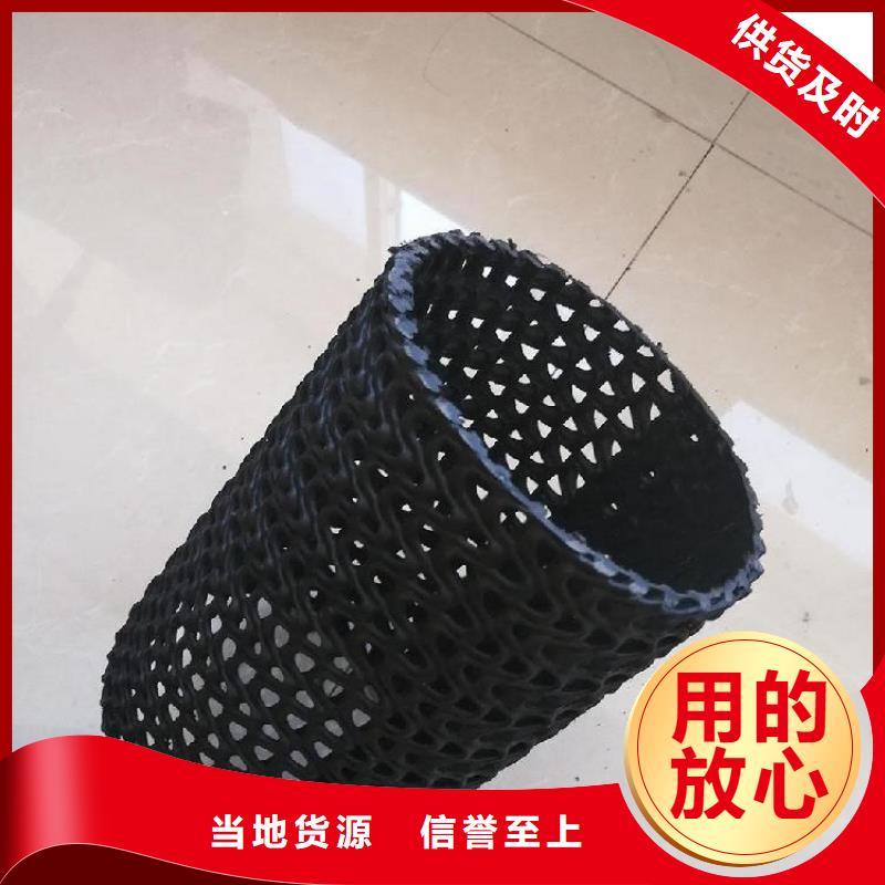 硬式透水管三维植被网价格实在
