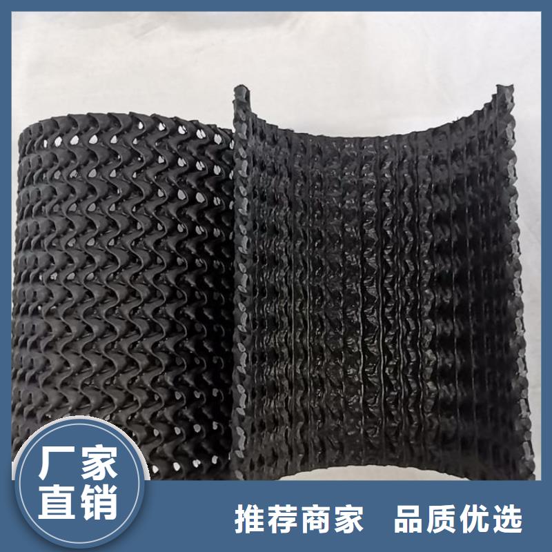硬式透水管三维植被网价格实在