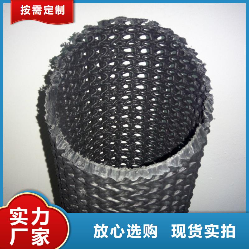 硬式透水管三维植被网价格实在