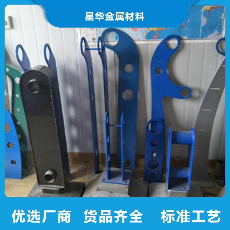星华镀锌波形护栏【护栏立柱】桥梁防撞栏厂家严格把控质量二八商务