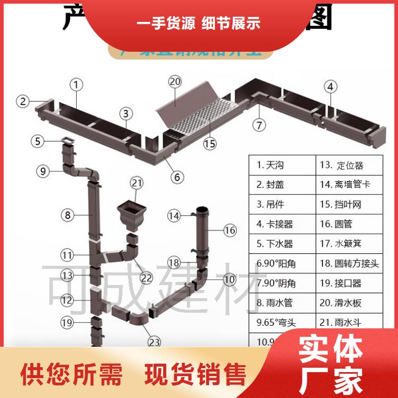 铝合金雨水管如何安装定制