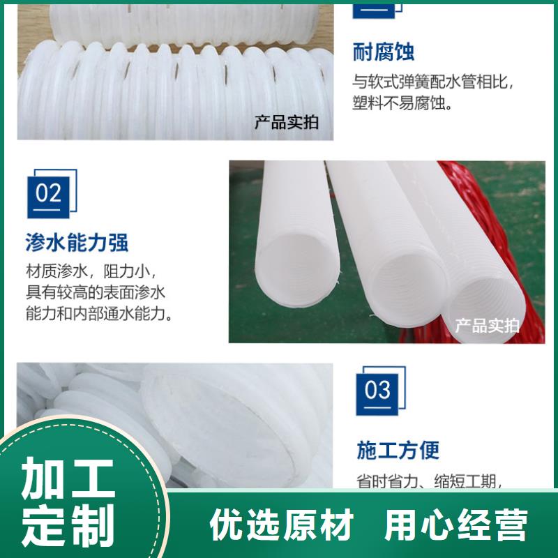 单壁打孔HDPE波纹管厂家价格一米多少