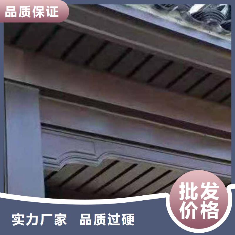 古建亭廊,长廊座椅铝代木多种工艺