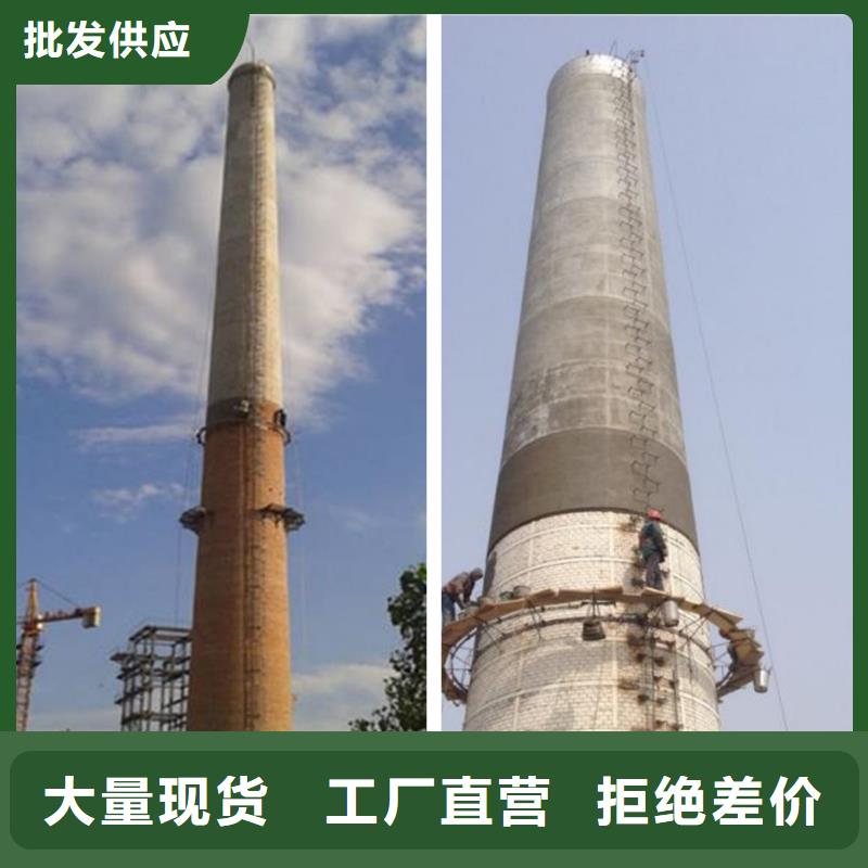 烟囱维修,粘贴陶瓷玻化砖 真正的源头厂家