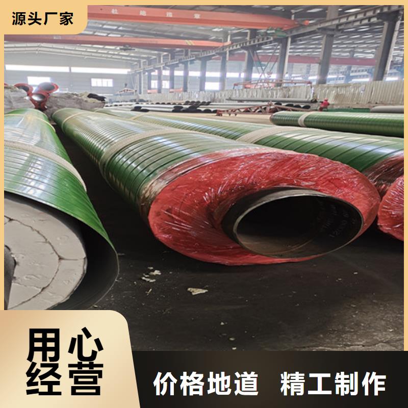 【钢套钢岩棉保温管】-聚氨酯保温钢管多种规格可选由天合元为您