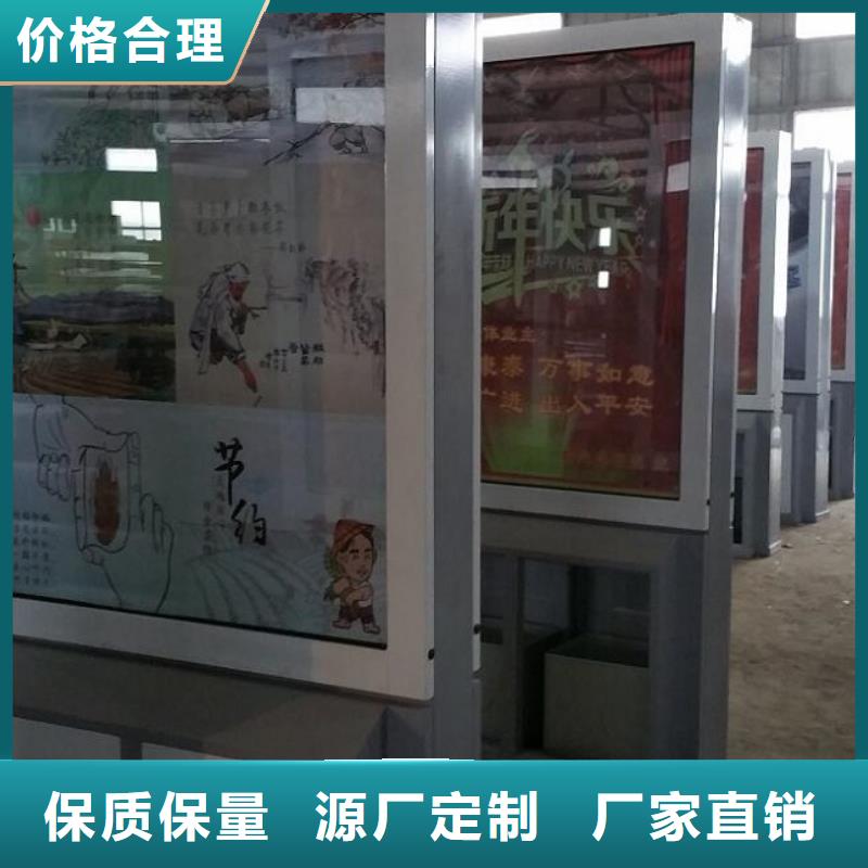 不锈钢广告垃圾箱来厂考察