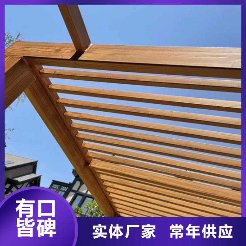 不锈钢仿木纹漆，长廊花架木纹漆，水性木纹漆厂家施工