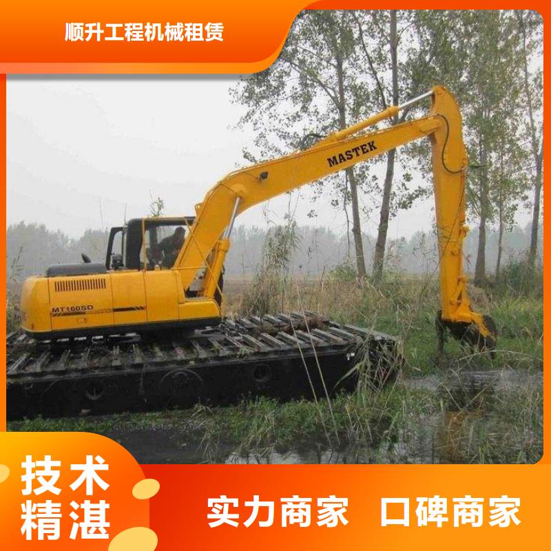 水上挖掘机租赁出租水陆挖机实力团队