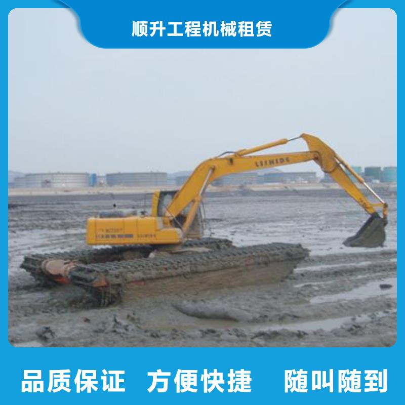 水上挖掘机租赁出租水陆挖机明码标价