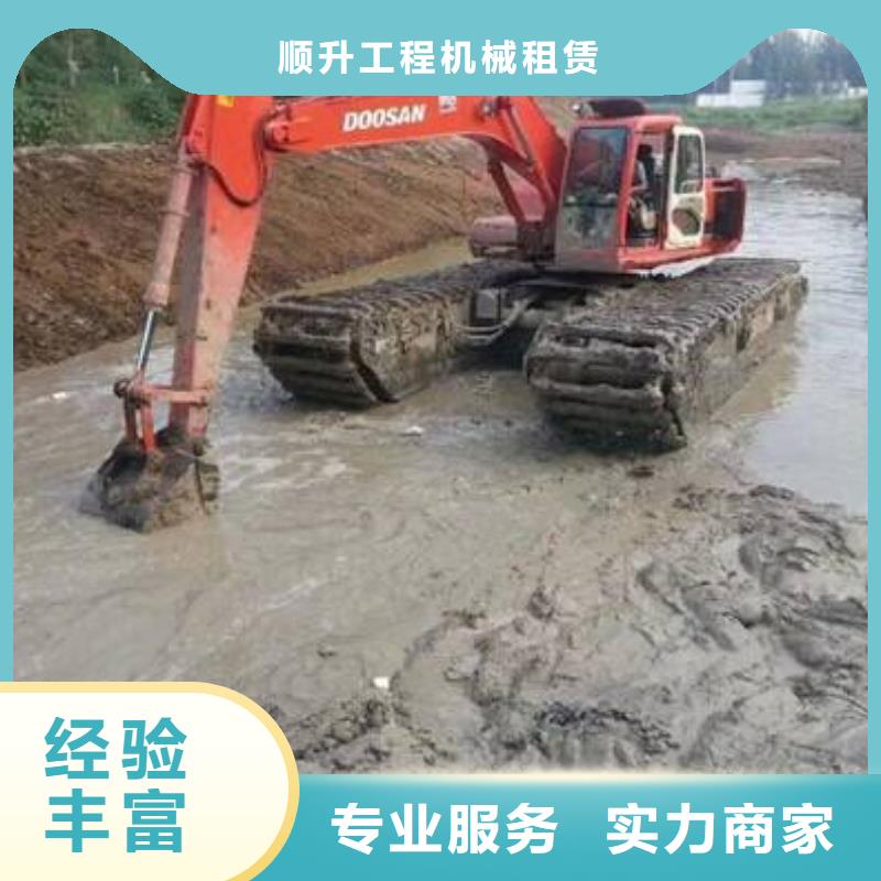水上挖掘机租赁租赁水陆挖机多家服务案例