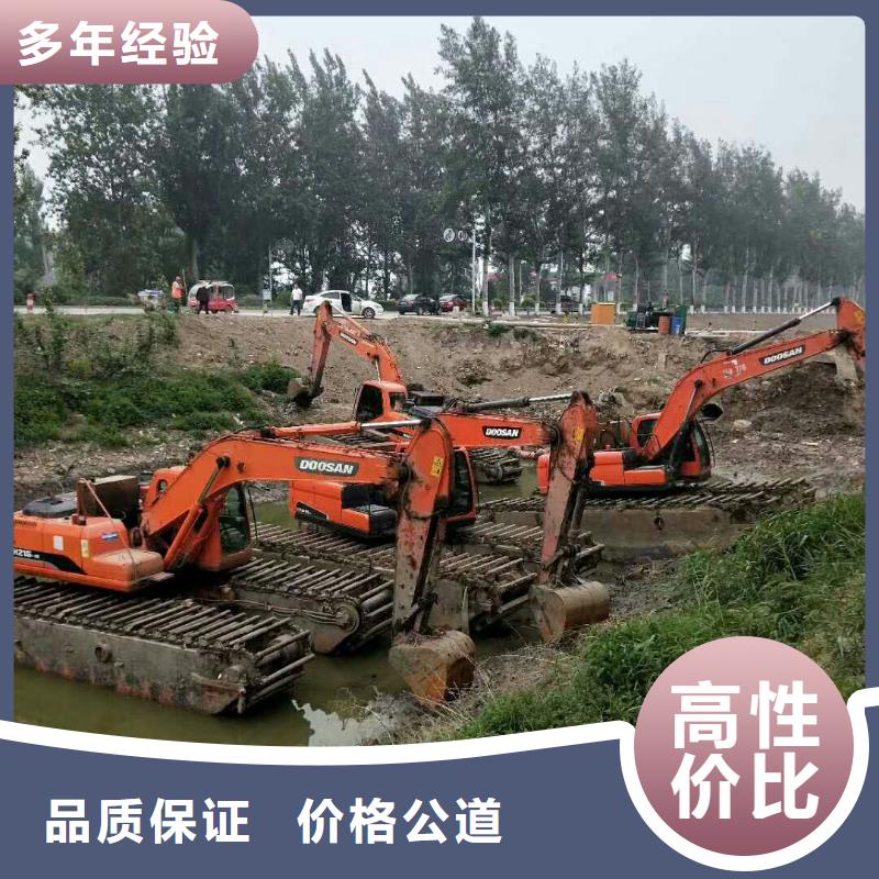 水上挖掘机租赁 大小船挖租赁公司专业