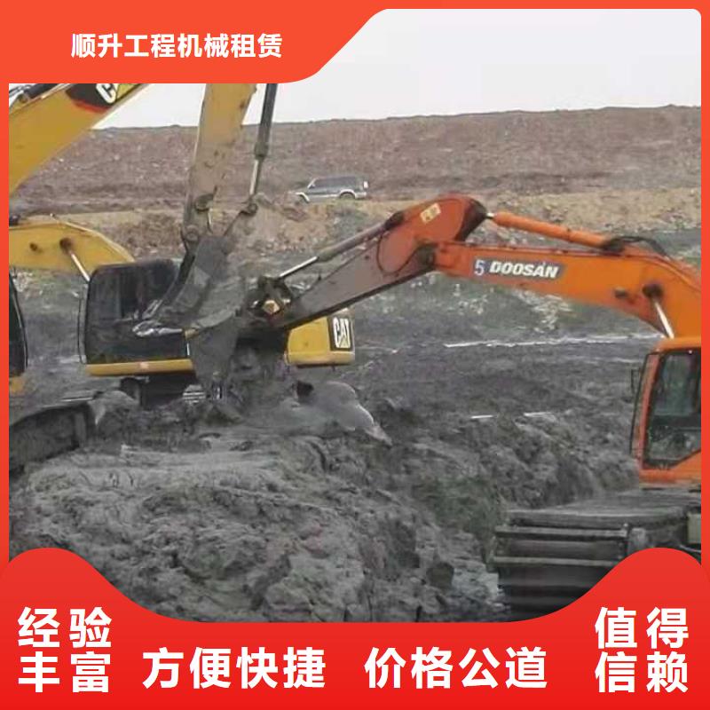 水上挖掘机租赁租赁湿地挖机专业承接
