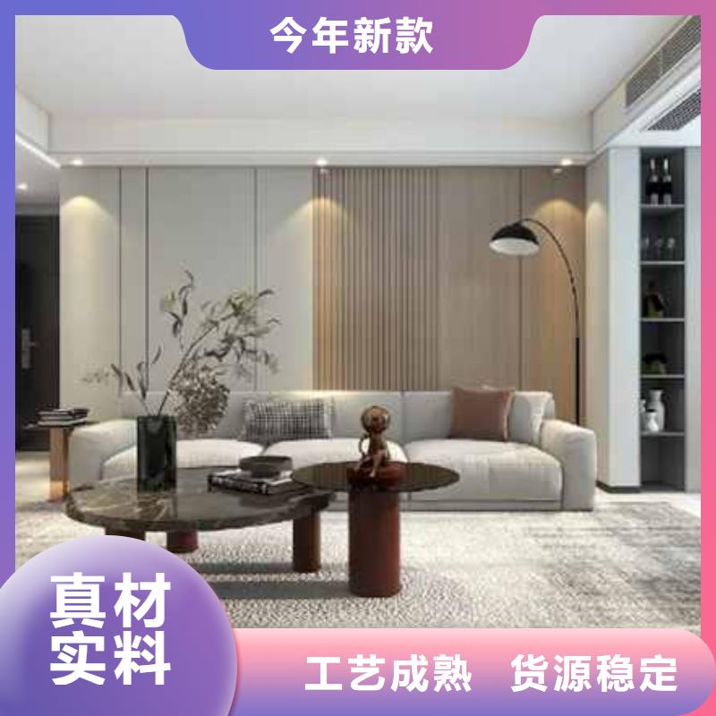 竹木纤维护墙板安装过程施工队伍
