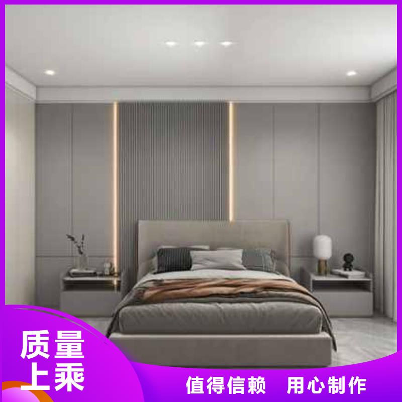 竹木纤维护墙板安装过程施工队伍