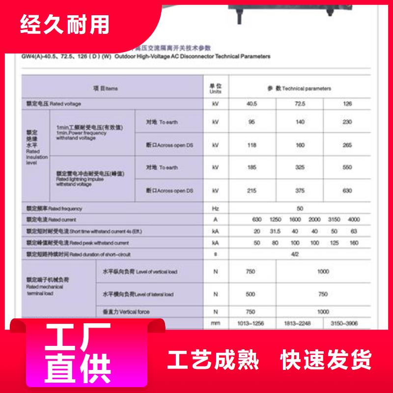 卢氏|湖滨|安阳|商丘|开封|洛阳|信阳隔离开关氧化锌避雷器免费安装海量货源