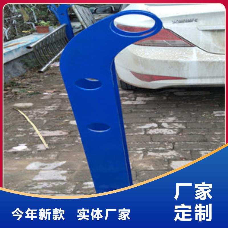 桥梁护栏立柱不锈钢复合管护栏加工定制