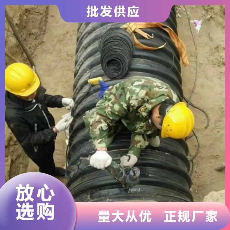HDPE聚乙烯钢带增强缠绕管_HDPE中空壁缠绕管支持批发零售