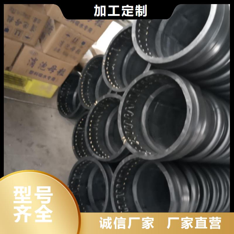克拉管钢带增强螺旋波纹管实体厂家大量现货
