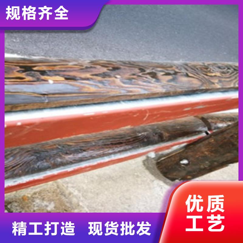钢背木护栏-LED灯光护栏型号齐全