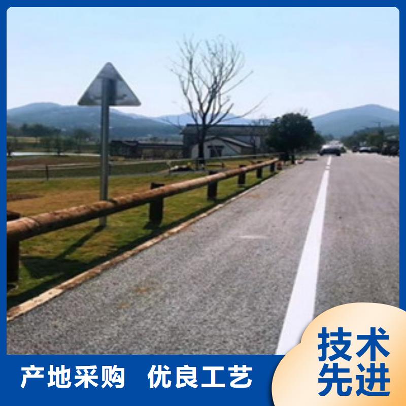 钢背木护栏-LED灯光护栏型号齐全